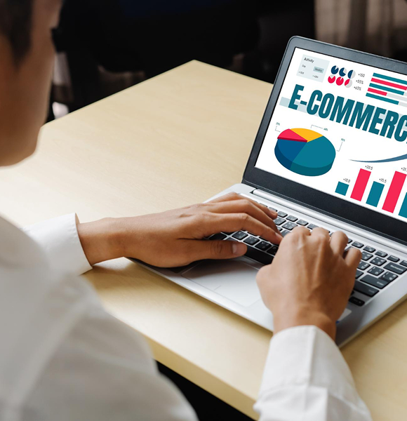 Online shopping on a tablet