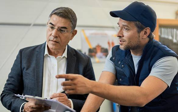 Engineers and developers working on a technical project